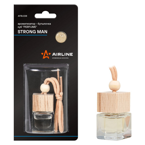 Ароматизатор-бутылочка куб "Perfume" STRONG MAN