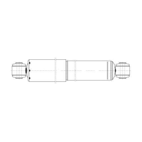 Амортизатор для автомобилей Dodge Caravan (07-) / Chrysler Voyager (07-) задний