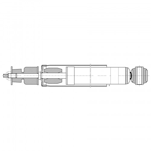 Амортизатор для автомобилей Mercedes A (W169) (04-) / B (W245) (05-) задний