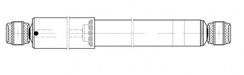 Амортизатор для автомобилей Mercedes T2 / LN1 (86-) (378 / 626 14х40 14х40 O/O) задний