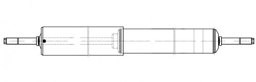 Амортизатор для автомобилей Mercedes Travego (99-) / Series 400 (03-)(367 / 607 14x67 14x62 I/I) задний