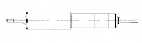 Амортизатор для автомобилей MAN F2000 (94-) / M2000 (95-) (412 / 700 14x75 16x80 I/I) передний