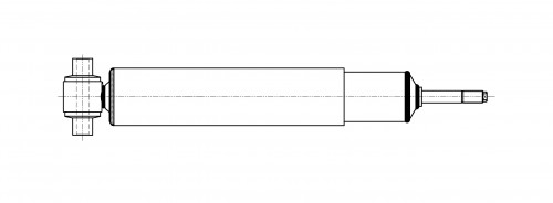 Амортизатор для автомобилей Volvo FH (93-) / FH (05-) (439 / 726 16x100 16x88 O/I) задний