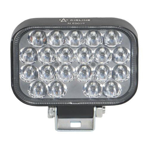 Фара светодиодная прямоугольная, 21LED, дальний свет, 21Вт, 108х80х35мм, 12/24В, PLUS