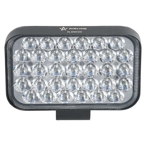 Фара светодиодная прямоугольная, 33LED, дальний свет, 33Вт, 135х95х38мм, 12/24В, PLUS