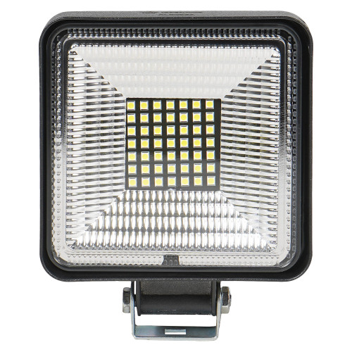 Фара светодиодная квадратная, 49LED, ближний свет, 25Вт, 108х108х28мм, 12/24В, PLUS
