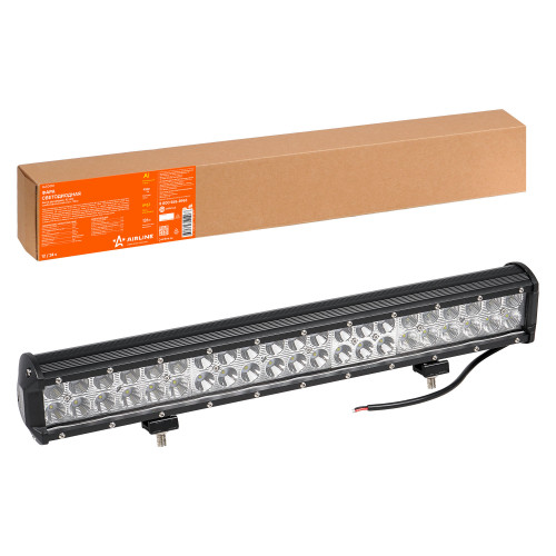 Фара (балка) светодиодная двухрядная, 42LED, комбинированный свет (дальний + ближний), 126Вт, 505х78х65мм, 12/24В