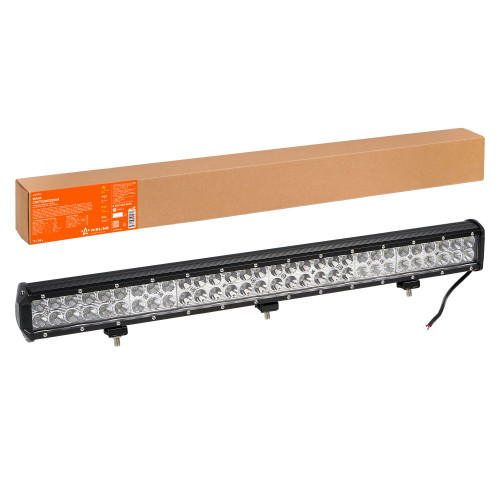 Фара (балка) светодиодная двухрядная, 60LED, комбинированный свет (дальний + ближний), 180Вт, 710х78х65мм, 12/24В