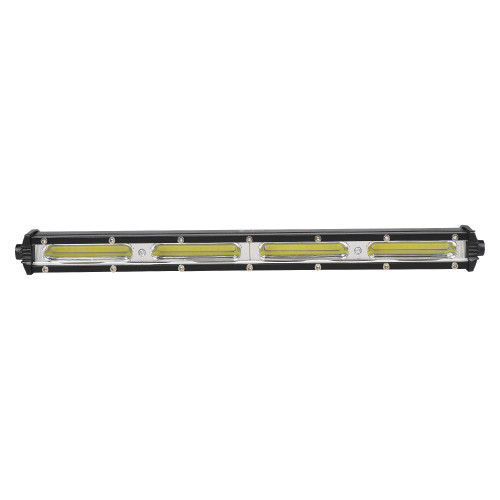 Фара (балка) светодиодная однорядная, 4COB (48LED), дальний свет, 24Вт, 343x30x47мм, 12/24В