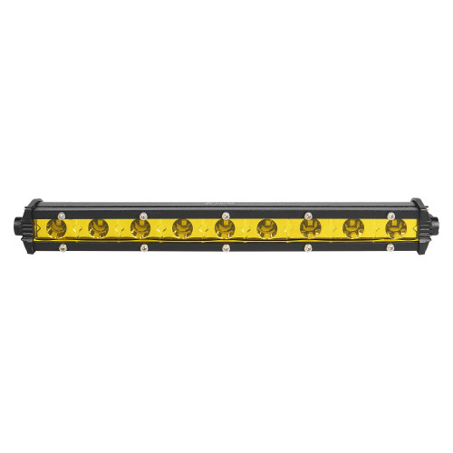 Фара (балка) светодиодная однорядная, 9LED, желтый дальний свет, 13.5Вт, 264x30x47мм, 12/24В