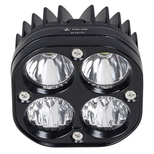 Фара светодиодная квадратная, 4LED, комбинированный свет (дальний + ближний), 40Вт, 78х78х50мм, 12/24В, PLUS МП-серия