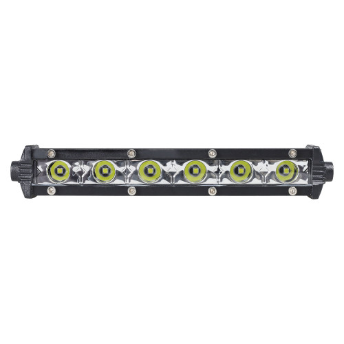 Фара (балка) светодиодная однорядная, 6LED, дальний свет, 9Вт, 186x30x47мм, 12/24В МП-серия