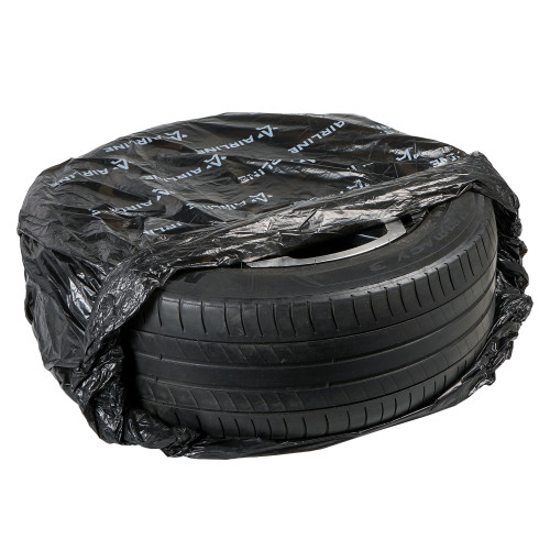 Пакеты для колес R12-21 PRO, 100шт в коробке, 110x110см, ПНД повыш.прочн. 17мкм, черн.
