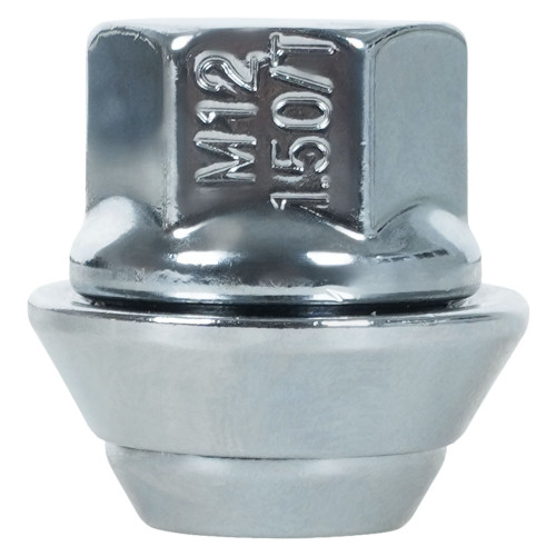 Гайка колесная M12x1,5x28,5, конус подвижный, ключ 19, закрытая, хром для а/м Ford