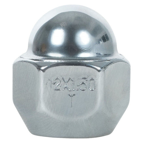 Гайка колесная M12x1,5x25, конус, ключ 21, закрытая, хром для а/м Mazda/Hyundai/KIA