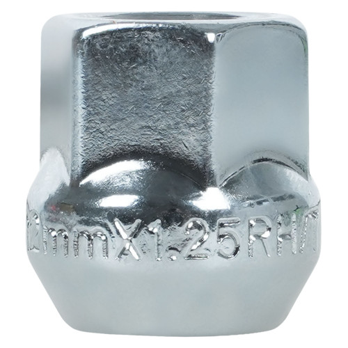 Гайка колесная M12x1,25x21, конус, ключ 17, открытая, хром для а/м Daewoo/Chevrolet