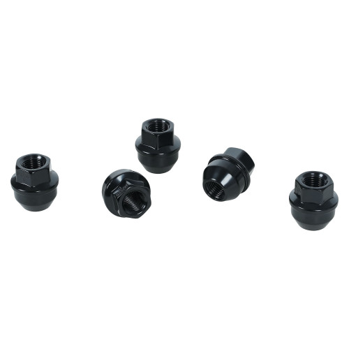Гайка колесная M14x1,5x31, конус, ключ 21, открытая, черный электрофорез для а/м Ford