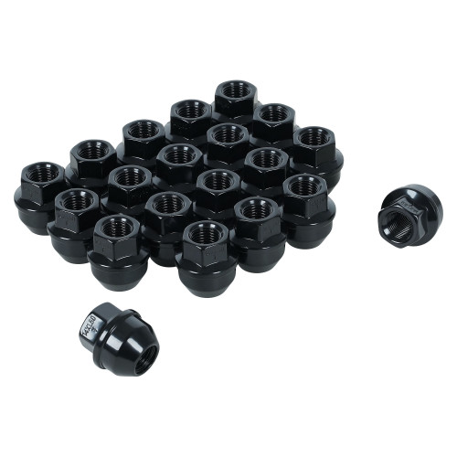 Гайка колесная M14x1,5x31, конус, ключ 21, открытая, черный электрофорез для а/м Ford