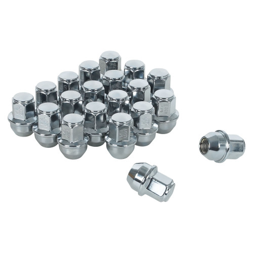 Гайка колесная M14x1,5x42, конус, ключ 21, закрытая, хром для а/м Ford