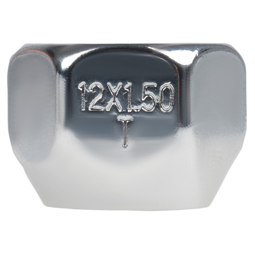 Гайка колесная M12x1,5x16, конус, ключ 21, открытая, хром для а/м Mitsubishi/Hyundai