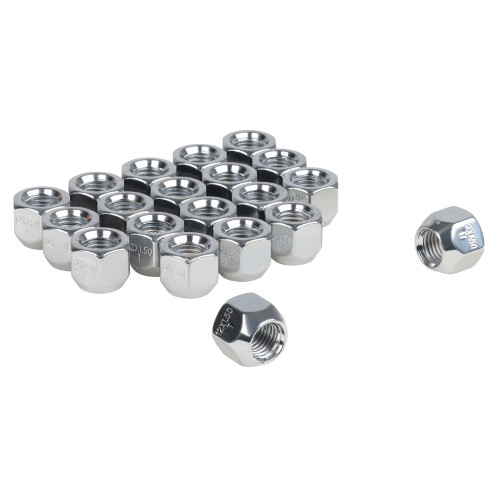 Гайка колесная M12x1,5x16, конус, ключ 19, открытая, хром для а/м Ford/Volvo