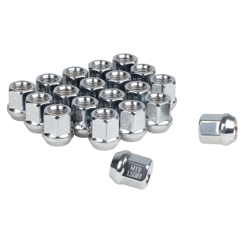 Гайка колесная M12x1,5x25, конус, ключ 19, открытая, хром для а/м Chevrolet/Daewoo