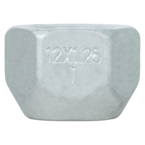 Гайка колесная M12x1,25x16, конус, ключ 21, открытая, дакромет, 1 шт для Nissan/Renault