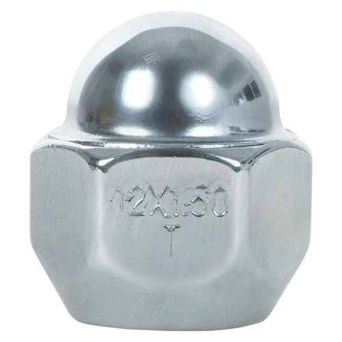 Гайка колесная M12x1,5x25, конус, ключ 21, закрытая, хром, 1 шт для Mazda/Hyundai/KIA