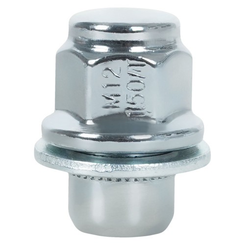 Гайка колесная M12x1,5x37, несъемная шайба, ключ 21, закрытая, хром, 20 шт для а/м Toyota/Lexus