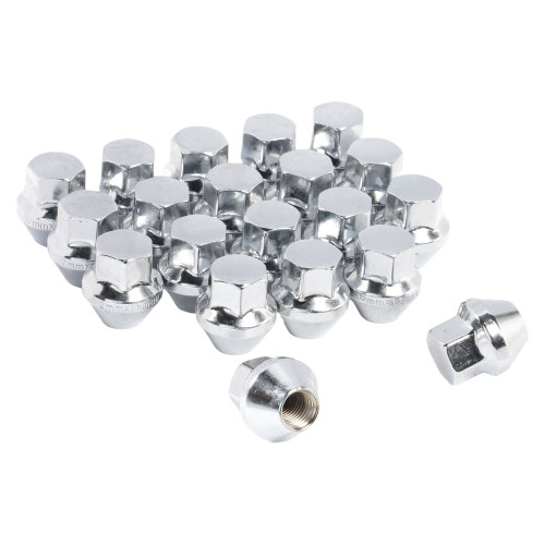 Гайка колесная M12x1,5x30,5, конус, ключ 19, закрытая, хром, 20 штук для а/м Ford/Volvo МП-серия