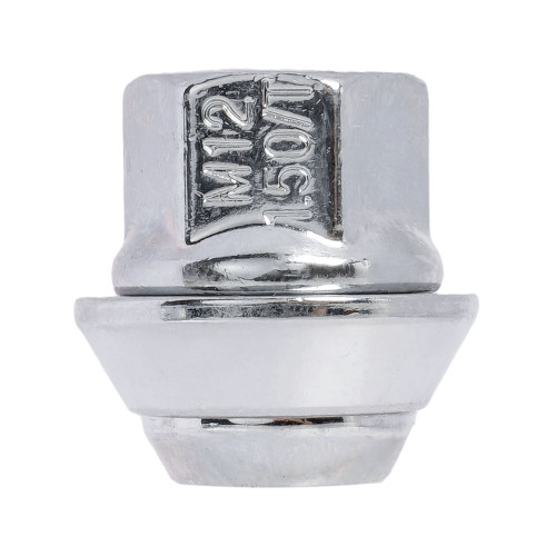 Гайка колесная M12x1,5x28,5, конус подвижный, ключ 19, закрытая, хром, 20 штук для а/м Ford МП-серия
