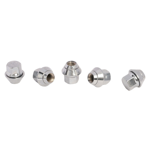 Гайка колесная M12x1,5x28,5, конус подвижный, ключ 19, закрытая, хром, 20 штук для а/м Ford МП-серия