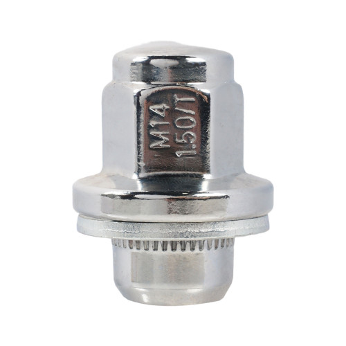 Гайка колесная M14x1,5x42, несъемная шайба, ключ 21, закрытая, хром, 20 штук для а/м Nissan/Infiniti МП-серия