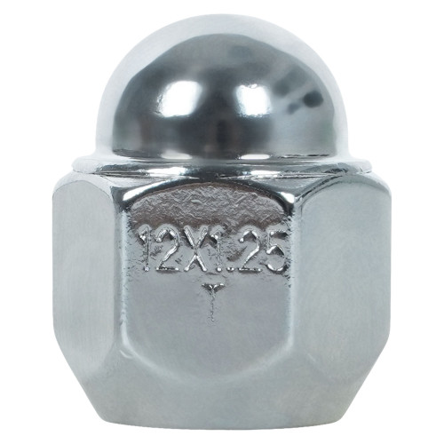Гайка колесная M12x1,25x26, конус, ключ 19, закрытая, хром, 20 шт для а/м Suzuki/Subaru