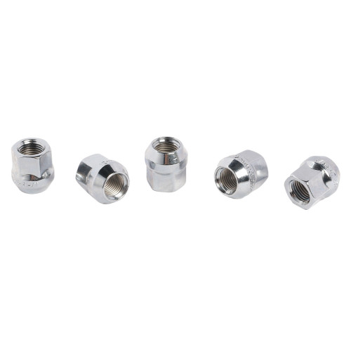 Гайка колесная M12x1,25x21, конус, ключ 17, открытая, хром, 20 штук для а/м Daewoo/Chevrolet МП-серия