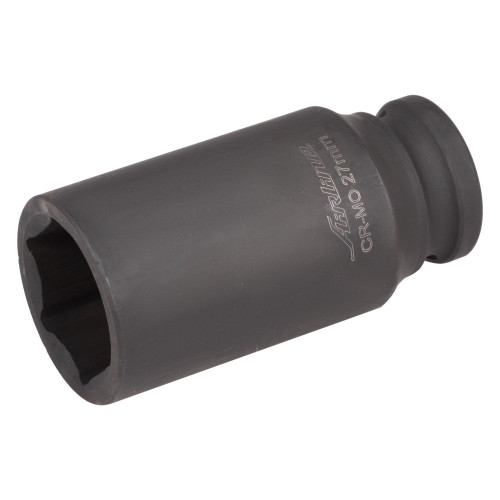 Головка ударная торцевая 1/2"DR шестигранная 27мм, L=78мм