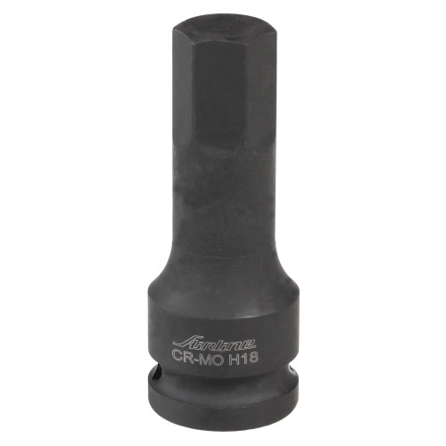 Головка ударная торцевая 1/2"DR внешний шестигранник H18, L=78мм