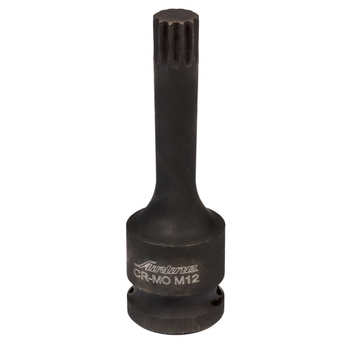 Головка ударная торцевая 1/2"DR внешний SPLINE M12, L=78мм