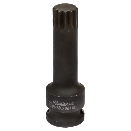 Головка ударная торцевая 1/2"DR внешний SPLINE M16, L=78мм