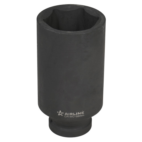 Головка ударная торцевая 1"DR шестигранная 60мм, L=160мм