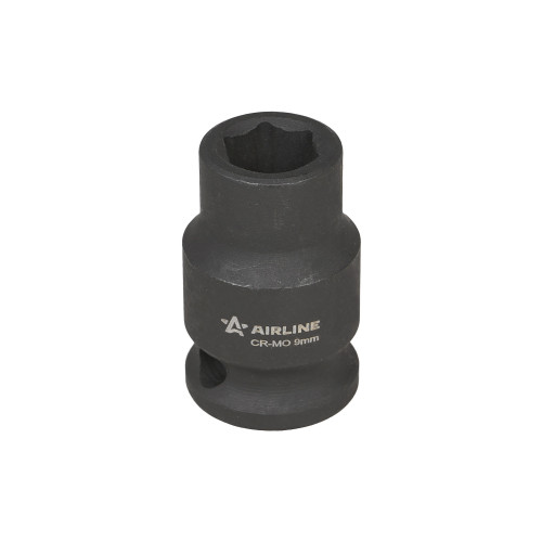 Головка ударная торцевая 3/8"DR шестигранная 9мм, L=30мм