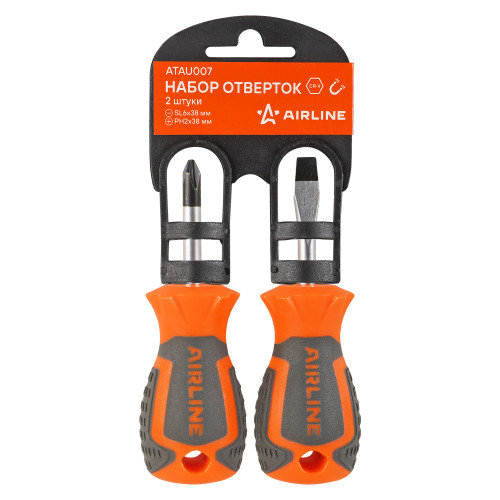 Набор отверток 2пр. (SL6x38mm, PH2x38mm), пласт.подвес