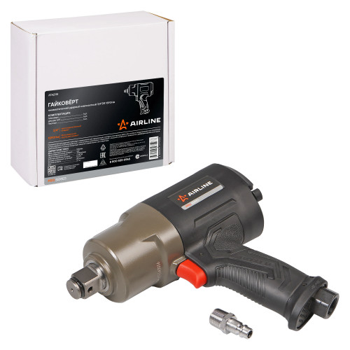 Гайковерт пневматический ударный композитный 3/4"DR 1890Нм PRO