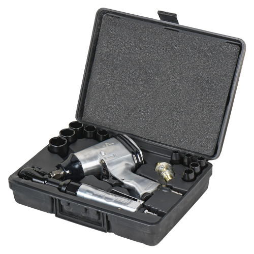 Гайковерт пневматический 1/2"DR 330Нм, трещотка 1/2"DR 61Нм, набор с головками 17 пр. кейс МП-серия