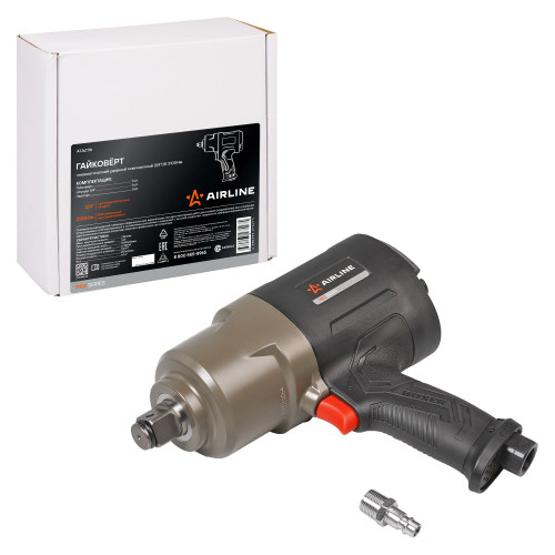 Гайковерт пневматический ударный композитный 3/4"DR 2100Нм PRO МП-серия