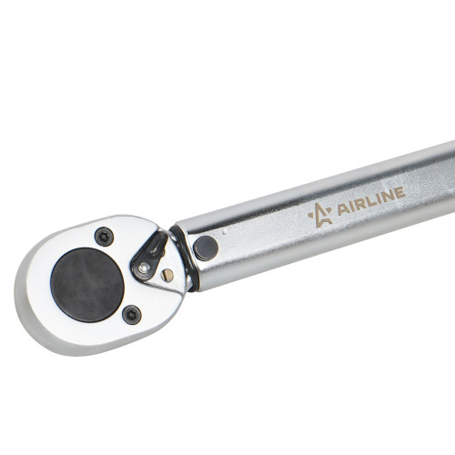 Ключ динамометрический 1/2" 40-210Нм, набор 3 пр. (адаптер 3/8", удл. 1/2" 125мм), кейс