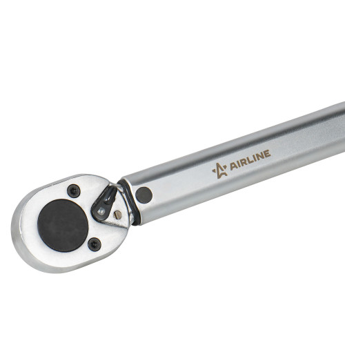 Ключ динамометрический 1/2" 40-210Нм, набор 5 пр. (головки19,21,удл125мм,адапт3/8), кейс