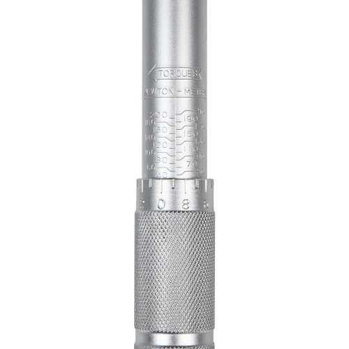 Ключ динамометрический 1/2" 40-210Нм, набор 5 пр. (головки19,21,удл125мм,адапт3/8), кейс