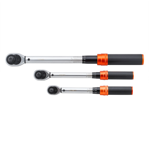 Ключ динамометрический PRO, набор 3пр. (1/4" 5-25Нм, 3/8" 10-60Нм, 1/2" 20-230Нм), кейс