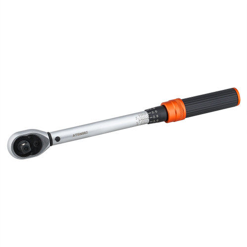 Ключ динамометрический 3/8" 10-60Нм PRO, набор 5пр. (головки 14,16мм, шарнир, удл.), кейс
